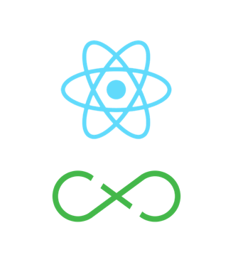 React and Flux logo